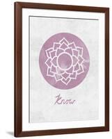 Chakra - Know-null-Framed Giclee Print