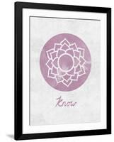 Chakra - Know-null-Framed Giclee Print