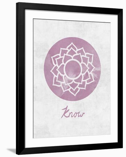 Chakra - Know-null-Framed Giclee Print