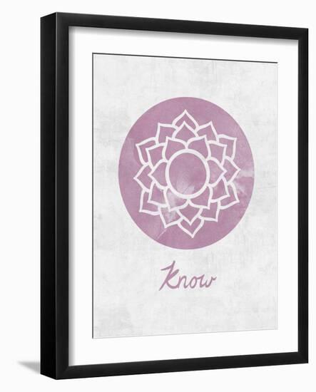 Chakra - Know-null-Framed Giclee Print