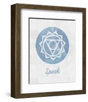 Chakra - Speak-Sasha Blake-Framed Art Print