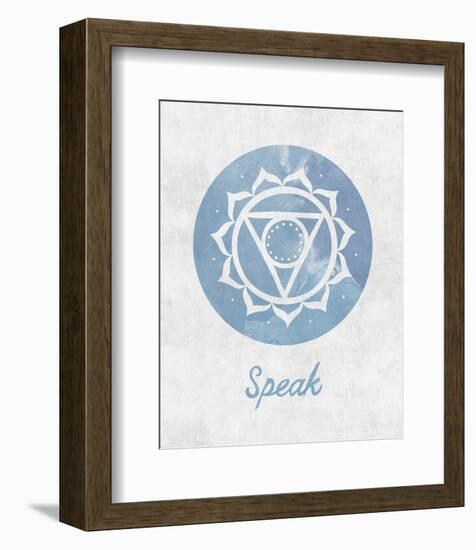 Chakra - Speak-Sasha Blake-Framed Art Print