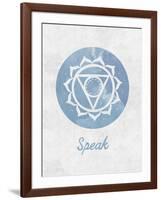Chakra - Speak-null-Framed Giclee Print