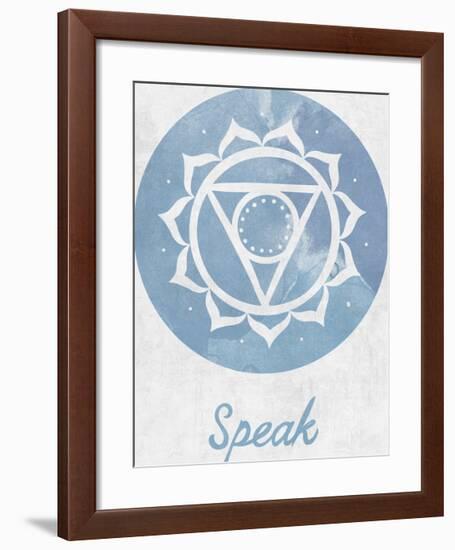 Chakra - Speak-Sasha Blake-Framed Giclee Print