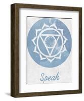 Chakra - Speak-Sasha Blake-Framed Giclee Print