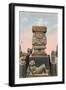 Chalchiutlicue Statue, National Museum, Mexico City-null-Framed Art Print