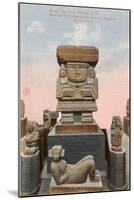 Chalchiutlicue Statue, National Museum, Mexico City-null-Mounted Art Print