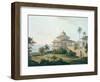 Chalees Satoon, Fort of Allahabad, River Jumna, c.1795-Thomas & William Daniell-Framed Giclee Print