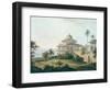 Chalees Satoon, Fort of Allahabad, River Jumna, c.1795-Thomas & William Daniell-Framed Giclee Print