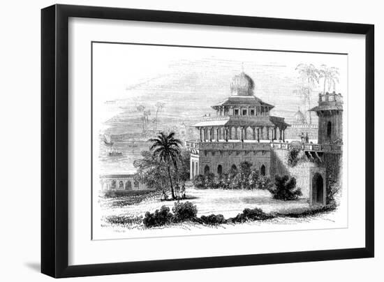 Chalees Satoon, or the Pavilion of the Forty Pillars, 1847-Giles-Framed Giclee Print
