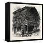 Chalet at Brienz, Bernese Oberland, Berner Oberland, Switzerland, 19th Century-null-Framed Stretched Canvas