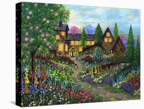 Chalet Gardening-Bonnie B. Cook-Stretched Canvas