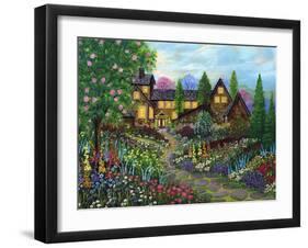 Chalet Gardening-Bonnie B. Cook-Framed Giclee Print