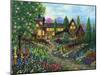 Chalet Gardening-Bonnie B. Cook-Mounted Giclee Print