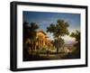 Chalet in Villa Revoltella, 1858, Painting by Eugene Pizzolato-null-Framed Giclee Print