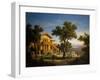 Chalet in Villa Revoltella, 1858, Painting by Eugene Pizzolato-null-Framed Giclee Print