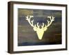 Chalet Style Gold Deer Antler-Markus Bleichner-Framed Art Print