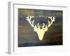 Chalet Style Gold Deer Antler-Markus Bleichner-Framed Art Print