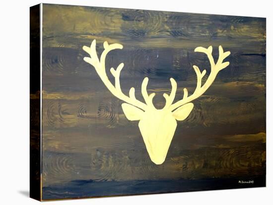 Chalet Style Gold Deer Antler-Markus Bleichner-Stretched Canvas