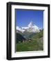 Chalets and Restaurants Below the Matterhorn in Switzerland, Europe-Rainford Roy-Framed Photographic Print