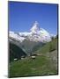 Chalets and Restaurants Below the Matterhorn in Switzerland, Europe-Rainford Roy-Mounted Photographic Print