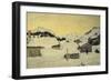 Chalets in Snow-Giovanni Segantini-Framed Giclee Print