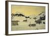 Chalets in Snow-Giovanni Segantini-Framed Giclee Print