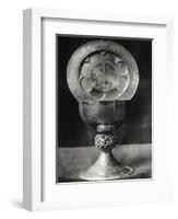 Chalice and Eucharist Plate, Belonging to the Abbot Pelage End 12th Beginning 13th Century-null-Framed Giclee Print