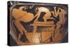 Chalice-Shaped Krater, Showing Sileni Squashing Grapes-null-Stretched Canvas