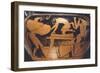 Chalice-Shaped Krater, Showing Sileni Squashing Grapes-null-Framed Giclee Print