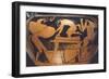 Chalice-Shaped Krater, Showing Sileni Squashing Grapes-null-Framed Giclee Print