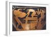 Chalice-Shaped Krater, Showing Sileni Squashing Grapes-null-Framed Giclee Print