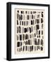 Chalk and Flint II-Annie Warren-Framed Art Print