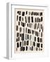 Chalk and Flint III-Annie Warren-Framed Art Print