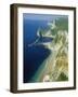 Chalk and Limestone Cliffs Between Lulworth and Durdle Door, Isle of Purbeck, Dorset, England, UK-Tony Waltham-Framed Photographic Print