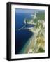 Chalk and Limestone Cliffs Between Lulworth and Durdle Door, Isle of Purbeck, Dorset, England, UK-Tony Waltham-Framed Photographic Print