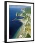 Chalk and Limestone Cliffs Between Lulworth and Durdle Door, Isle of Purbeck, Dorset, England, UK-Tony Waltham-Framed Photographic Print