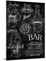 Chalk Beer-bioraven-Mounted Art Print