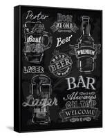 Chalk Beer-bioraven-Framed Stretched Canvas