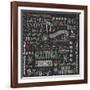 Chalk Christmas Patt-Fiona Stokes-Gilbert-Framed Giclee Print