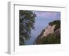 Chalk cliff in the evening, Jasmund National Park, Rügen, Mecklenburg-Western Pomerania, Germany-Michael Jaeschke-Framed Photographic Print