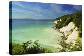 Chalk Cliffs, Jasmund National Park, Ruegen Island, Mecklenburg-Vorpommern, Germany, Europe-Jochen Schlenker-Stretched Canvas