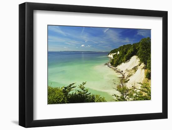 Chalk Cliffs, Jasmund National Park, Ruegen Island, Mecklenburg-Vorpommern, Germany, Europe-Jochen Schlenker-Framed Photographic Print