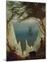 Chalk Cliffs on Ruegen, 1818/1819-Caspar David Friedrich-Mounted Giclee Print