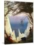 Chalk Cliffs on Rügen-Caspar David Friedrich-Stretched Canvas