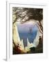 Chalk Cliffs on Rügen-Caspar David Friedrich-Framed Giclee Print