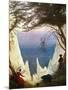 Chalk Cliffs on Rügen-Caspar David Friedrich-Mounted Premium Giclee Print