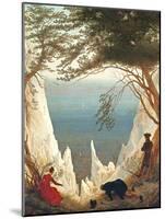 Chalk Cliffs on Rugen, C.1818-Caspar David Friedrich-Mounted Giclee Print