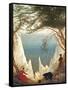 Chalk Cliffs on Rugen, C.1818-Caspar David Friedrich-Framed Stretched Canvas