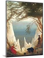 Chalk Cliffs on Rugen, C.1818-Caspar David Friedrich-Mounted Giclee Print